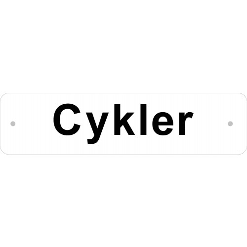 1099-30-10x40H Cykler skilte