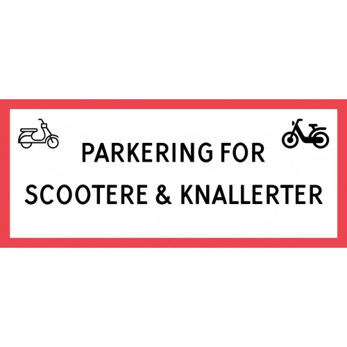1099-30x70-101R Scooter & knallert parkering