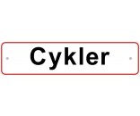 1099-30-10X40R Cykler SKILTE