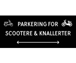 1099-30x70-100S Scooter & knallert parkering dobbeltpil