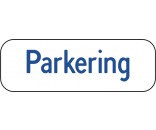 Parkering 20x60 cm Parkeringsskilte