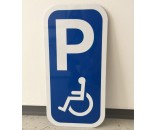 Parkeringsskilt-invalideskilt-handicapskilt 40x20cm