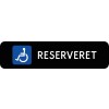 1099-3-10x40S Handicap reserveret-skilte
