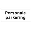 1099H-7-15x40cm Personale parkering Parkeringsskilte