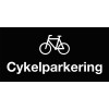 Cykelparkering - Aluskilt