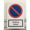 Parkering forbudt - Aluskilt 30x20cm