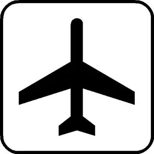 FLYVEMASKINE P9 PIKTOGRAM - Transport