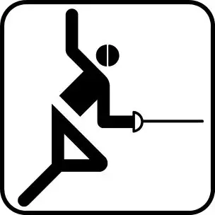 FÆGTNING P125 PIKTOGRAM - Sport