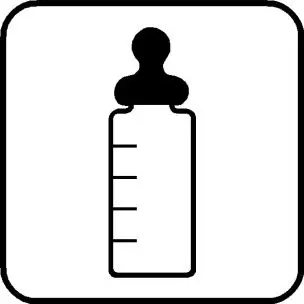 SUTTEFLASKE P37 PIKTOGRAM - Henvisning