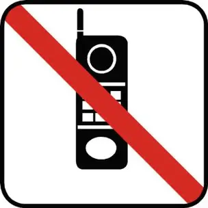 MOBILTELEFON FORBUDT DS115 PIKTOGRAM - Dansk standard (DS)