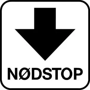 NØDSTOP P217 PIKTOGRAM - Diverse