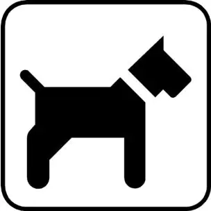 HUNDE DS325 PIKTOGRAM - Hundeskilte