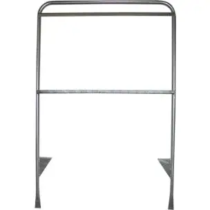 XL Byggepladsskilt Totalhøjde 160x102,5 cm uden skilt - Byggepladsskilte