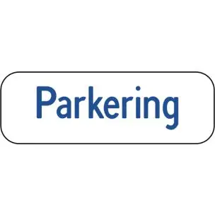 Parkering 20x60 cm Parkeringsskilte - Vejskilte