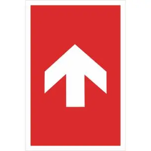 B230 Pil - Aluskilt 30x20 cm - Aluskilte 30x20cm