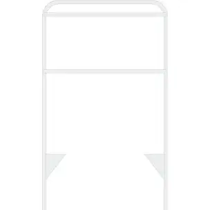 Håndværkerskilt uden skilt 101x65 cm Totalmål - Byggepladsskilte